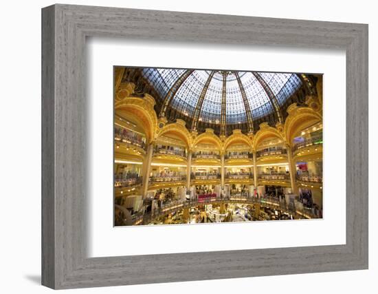 Galeries Lafayette, Paris, France, Europe-Neil Farrin-Framed Photographic Print