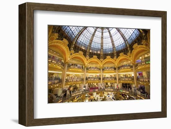 Galeries Lafayette, Paris, France, Europe-Neil Farrin-Framed Photographic Print