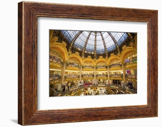 Galeries Lafayette, Paris, France, Europe-Neil Farrin-Framed Photographic Print