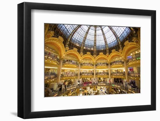 Galeries Lafayette, Paris, France, Europe-Neil Farrin-Framed Photographic Print