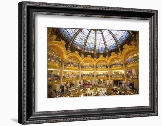 Galeries Lafayette, Paris, France, Europe-Neil Farrin-Framed Photographic Print