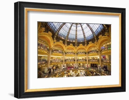 Galeries Lafayette, Paris, France, Europe-Neil Farrin-Framed Photographic Print