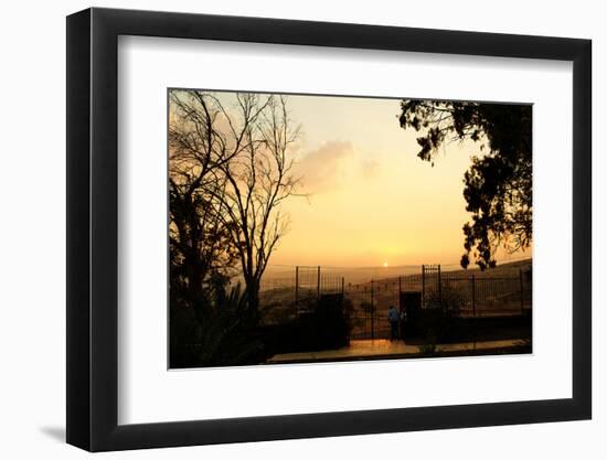Galilee Landscape from Mount of Beatitudes-Roberto Salomone-Framed Photographic Print