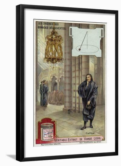 Galileo and the Motion of Pendulums-null-Framed Giclee Print