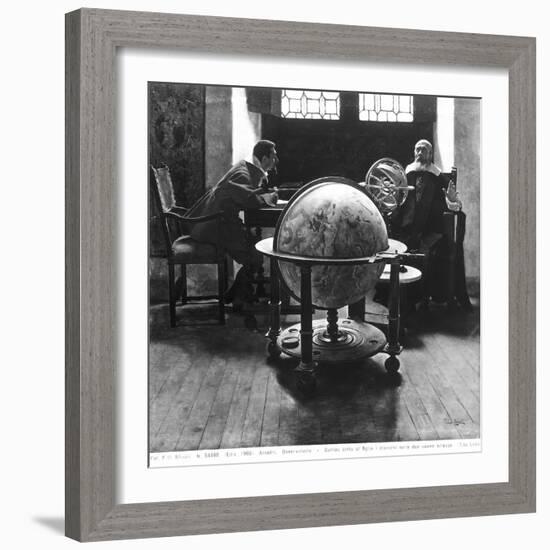 Galileo and Vivani-Tito Lessi-Framed Giclee Print