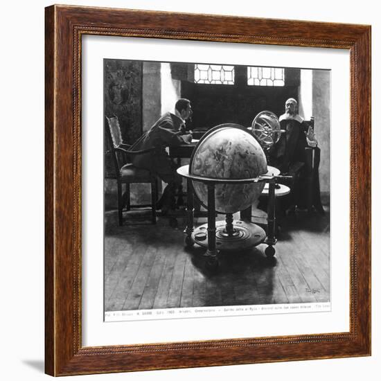 Galileo and Vivani-Tito Lessi-Framed Giclee Print