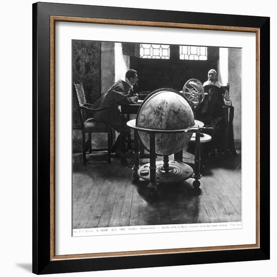 Galileo and Vivani-Tito Lessi-Framed Giclee Print