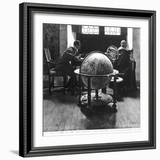 Galileo and Vivani-Tito Lessi-Framed Giclee Print