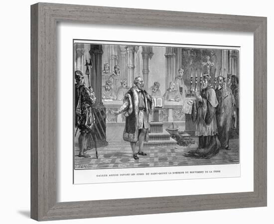 Galileo Facing the Inquisition, Rome, 1633-null-Framed Giclee Print