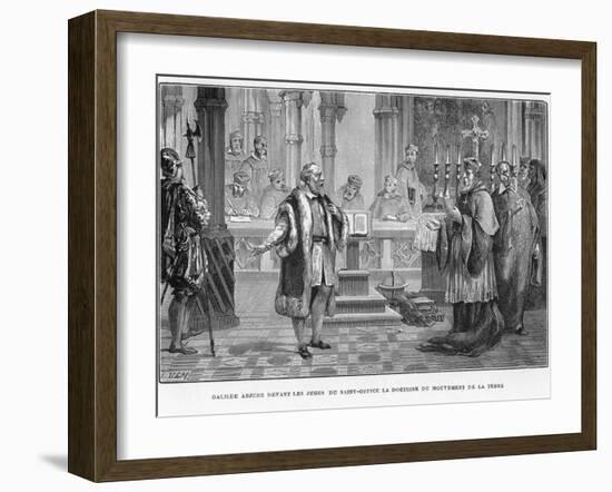 Galileo Facing the Inquisition, Rome, 1633-null-Framed Giclee Print