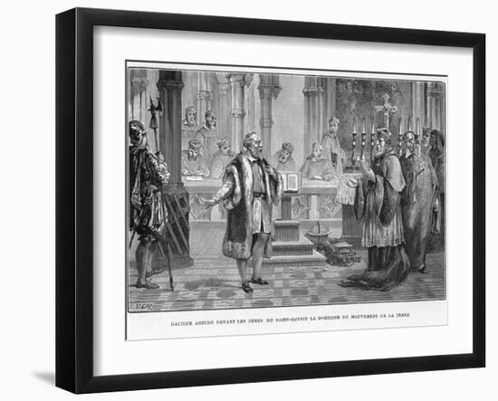 Galileo Facing the Inquisition, Rome, 1633-null-Framed Giclee Print