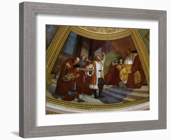 Galileo Galilei, 1564-1642, Italian Astronomer and Mathematician-null-Framed Giclee Print