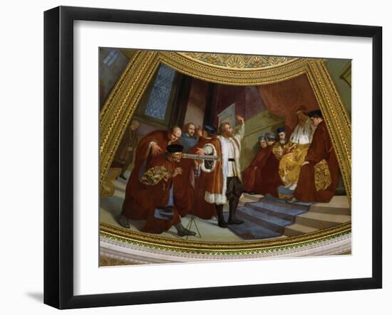 Galileo Galilei, 1564-1642, Italian Astronomer and Mathematician-null-Framed Giclee Print