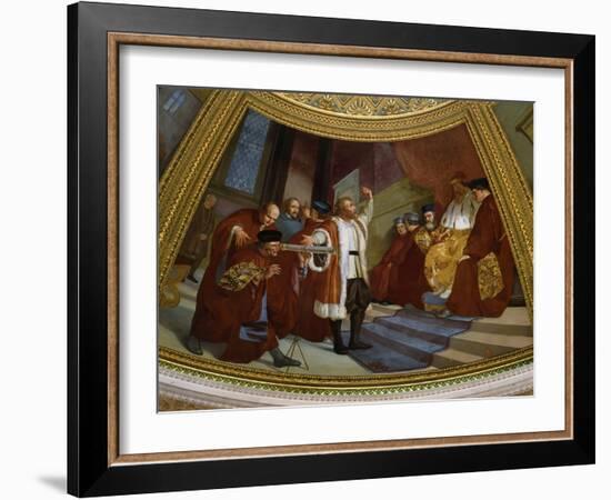 Galileo Galilei, 1564-1642, Italian Astronomer and Mathematician-null-Framed Giclee Print