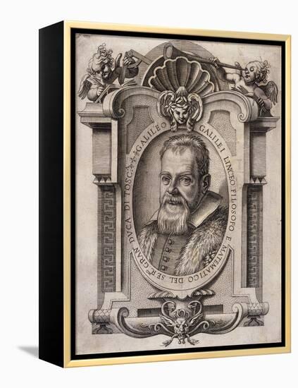 Galileo Galilei, 1623-null-Framed Premier Image Canvas