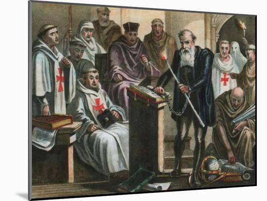 Galileo Galilei before the Holy Office-Albert Chereau-Mounted Giclee Print