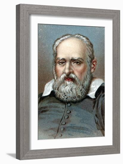 Galileo Galilei, Italian Astronomer and Mathematician, C1630S-Guido Sustermans-Framed Giclee Print