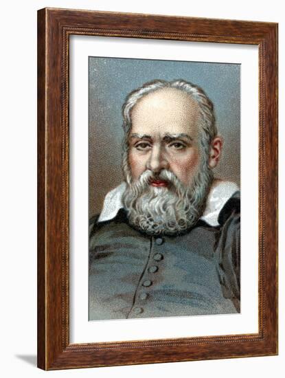 Galileo Galilei, Italian Astronomer and Mathematician, C1630S-Guido Sustermans-Framed Giclee Print