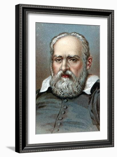 Galileo Galilei, Italian Astronomer and Mathematician, C1630S-Guido Sustermans-Framed Giclee Print