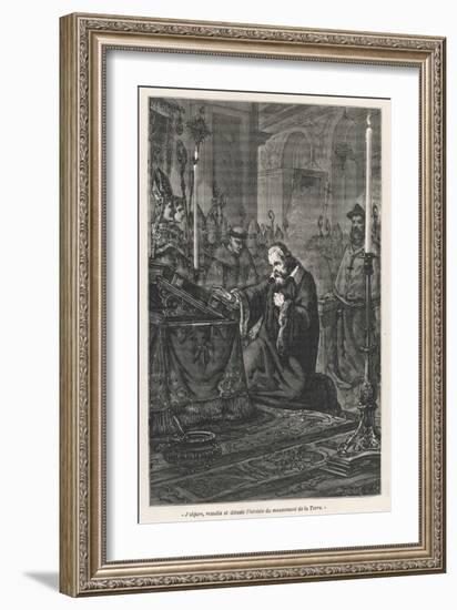 Galileo Galilei Italian Astronomer Recants His Heresy 22 June 1633-Regnier-Framed Art Print