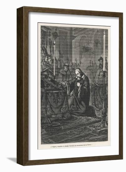 Galileo Galilei Italian Astronomer Recants His Heresy 22 June 1633-Regnier-Framed Art Print