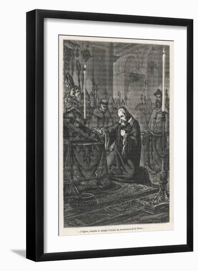 Galileo Galilei Italian Astronomer Recants His Heresy 22 June 1633-Regnier-Framed Art Print