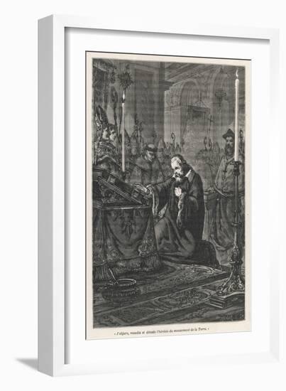 Galileo Galilei Italian Astronomer Recants His Heresy 22 June 1633-Regnier-Framed Art Print