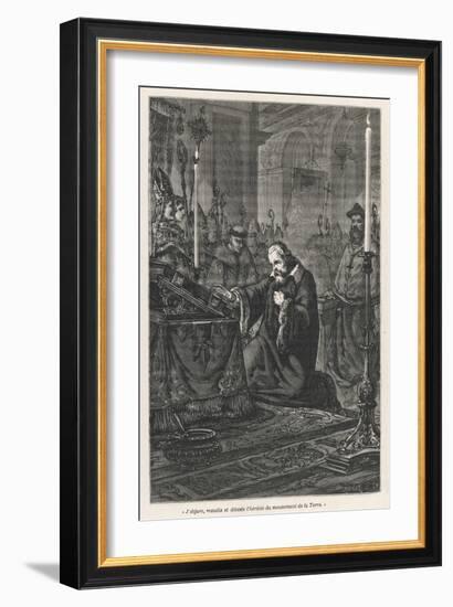 Galileo Galilei Italian Astronomer Recants His Heresy 22 June 1633-Regnier-Framed Art Print