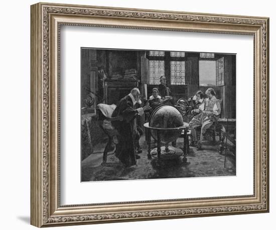 Galileo Galilei Italian Astronomer Visited by the English Poet John Milton-Henry Wolf-Framed Photographic Print