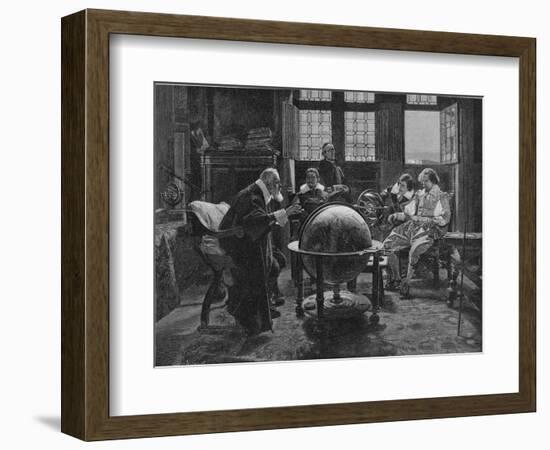 Galileo Galilei Italian Astronomer Visited by the English Poet John Milton-Henry Wolf-Framed Photographic Print