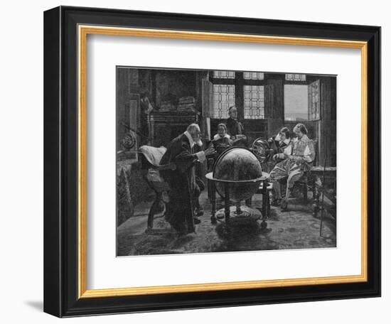 Galileo Galilei Italian Astronomer Visited by the English Poet John Milton-Henry Wolf-Framed Photographic Print