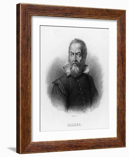 Galileo Galilei Italian Astronomer-Audibran-Framed Photographic Print