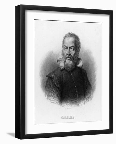 Galileo Galilei Italian Astronomer-Audibran-Framed Photographic Print