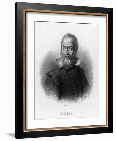 Galileo Galilei Italian Astronomer-Audibran-Framed Photographic Print