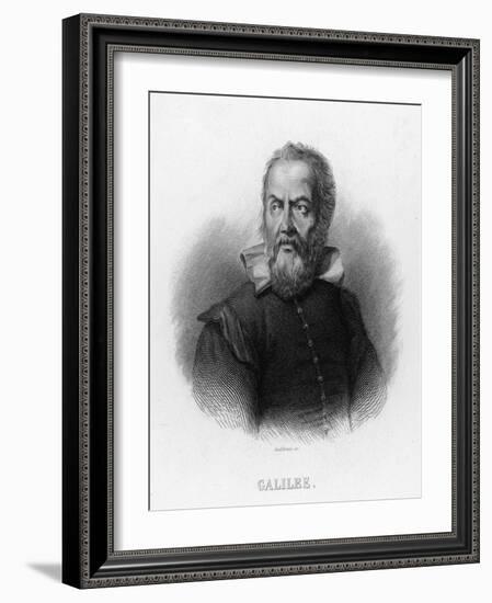 Galileo Galilei Italian Astronomer-Audibran-Framed Photographic Print