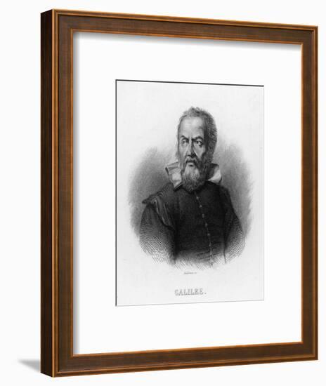 Galileo Galilei Italian Astronomer-Audibran-Framed Photographic Print