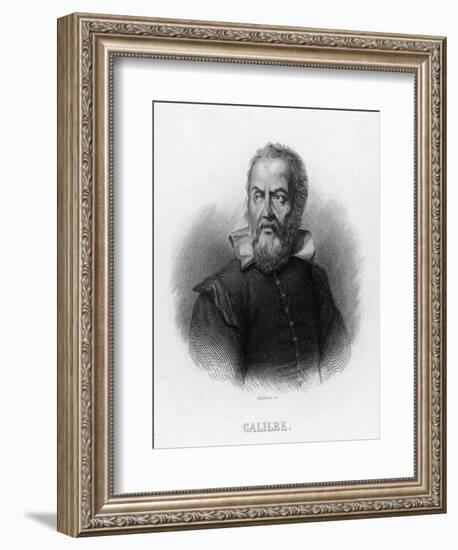 Galileo Galilei Italian Astronomer-Audibran-Framed Photographic Print