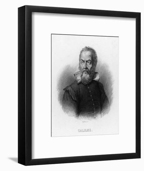 Galileo Galilei Italian Astronomer-Audibran-Framed Photographic Print