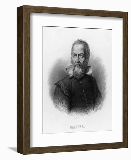 Galileo Galilei Italian Astronomer-Audibran-Framed Photographic Print