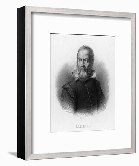 Galileo Galilei Italian Astronomer-Audibran-Framed Photographic Print