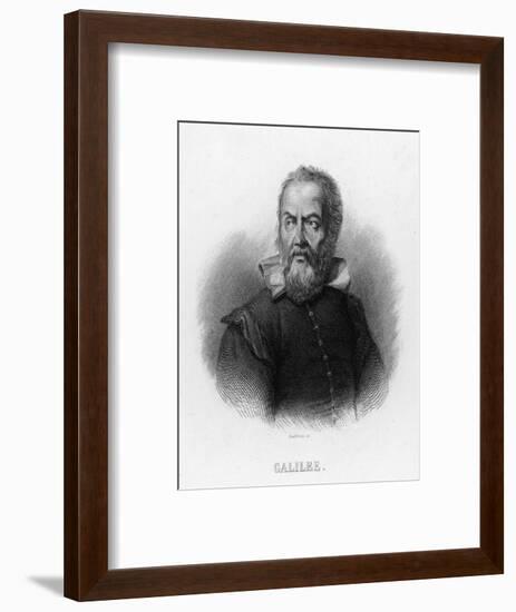 Galileo Galilei Italian Astronomer-Audibran-Framed Photographic Print