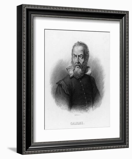 Galileo Galilei Italian Astronomer-Audibran-Framed Photographic Print