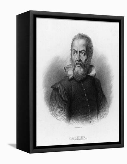 Galileo Galilei Italian Astronomer-Audibran-Framed Premier Image Canvas