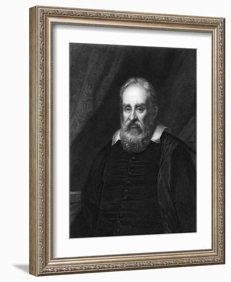 Galileo Galilei, Italian Astronomer-Robert Hart-Framed Art Print