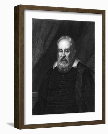 Galileo Galilei, Italian Astronomer-Robert Hart-Framed Art Print