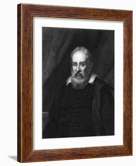 Galileo Galilei, Italian Astronomer-Robert Hart-Framed Art Print