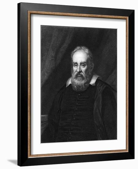 Galileo Galilei, Italian Astronomer-Robert Hart-Framed Art Print