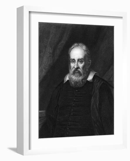 Galileo Galilei, Italian Astronomer-Robert Hart-Framed Art Print