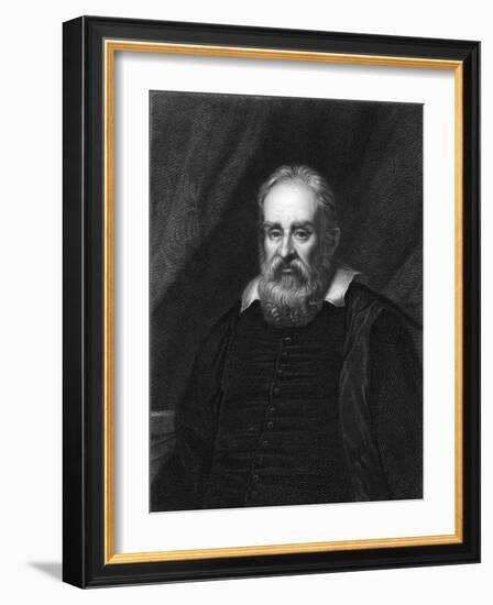 Galileo Galilei, Italian Astronomer-Robert Hart-Framed Art Print