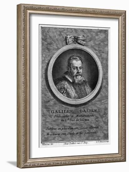 Galileo Galilei, Italian Astronomer-GP Benoist-Framed Art Print